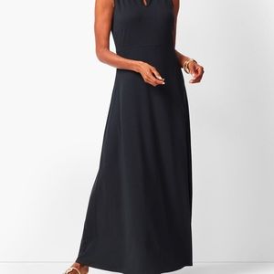 NWOT Talbots Maxi dress Navy/Indigo blue